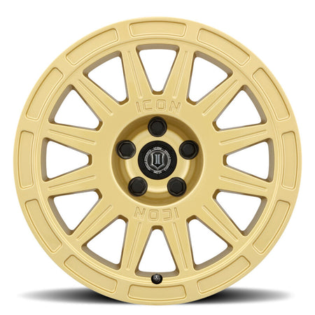 ICON Ricochet 17x8 / 5x100 / 38 mm / 6in BS Gloss Gold Wheel