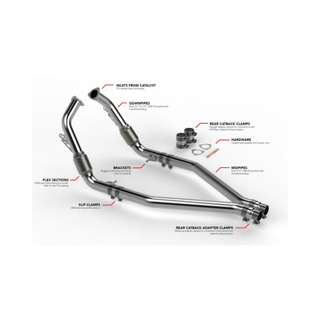 APR 18-25 Audi SQ5/21-25 Audi SQ5 Sportback (B9) Midpipe Exhaust System