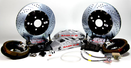 Baer Brakes 60-74 Chevrolet C10 Pickup 15in Extreme+ Rear Brake Kit-Silver-