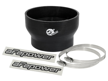 aFe Magnum FORCE Intake Coupling Kit (4-1/3 IN ID to 3-1/2 IN ID x 2-3/4 IN L) Straight Black