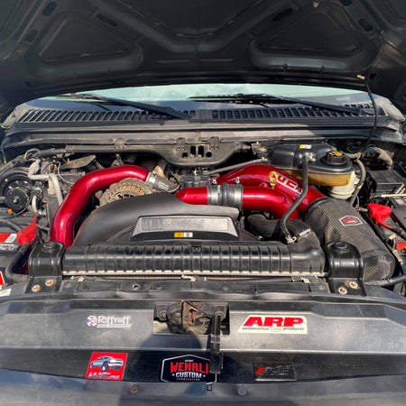 Wehrli 03-07 Ford Power Stroke 6.0L 4in Intake Kit - Deore Gold