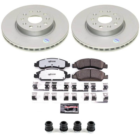 Power Stop 07-20 Chevrolet Tahoe Front Z36 Coated Truck & Tow Brake Kit