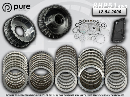Pure Drivetrain 8HP51 High Performance Transmission Hard Parts Kit - AWD - Stage 2