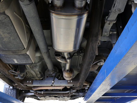 aFe Gemini XV Cat-Back Exhaust System GM Trucks 09-18 V6-4.3/V8-4.8/5.3L- Cut-Out Polished