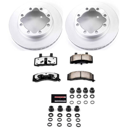 Power Stop 94-99 Chevrolet K1500 Suburban Front Z36 Coated Truck & Tow Brake Kit