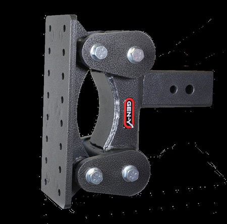 Gen-Y The Boss Torsion-Flex Pintle Plate 3in Shank 6.5in Drop 2.4K TW 21K Hitch