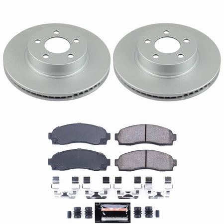 Power Stop 01-03 Ford Explorer Sport Front Z23 Coated Brake Kit