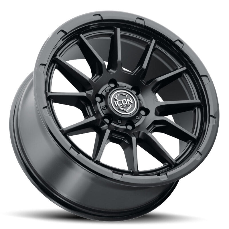 ICON Alloys Cajon 20x9 / 5x5 / -12mm / 4.5in BS Dual Black Wheel