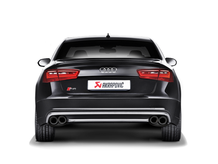 Akrapovic 13-17 Audi S6 Avant/Limousine (C7) Evolution Line Cat Back (Titanium) w/ Carbon Tips