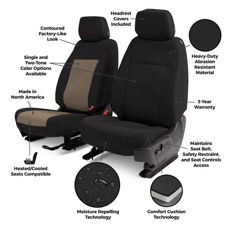 Covercraft 24-26 Toyota Grand Highlander Endura PrecisionFit Custom Second Row Seat Covers