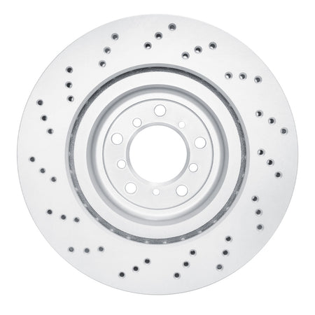 DFC 08-13 BMW M3 Right Front Drilled GeoSPEC Coated Rotor