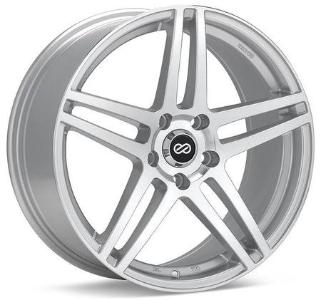 Enkei RSF5 16x7 5x100 45mm Offset 72.6mm Bore Silver Machined Wheel