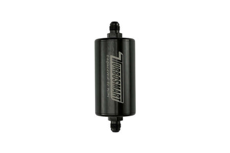 Turbosmart 10um 6AN Inline Fuel Filter - Black