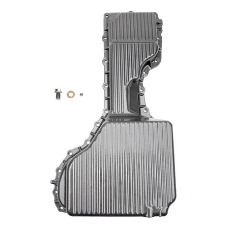 Wehrli 20-26 GM Duramax WCFab X PPE High Capacity Aluminum Oil Pan - Flat Black