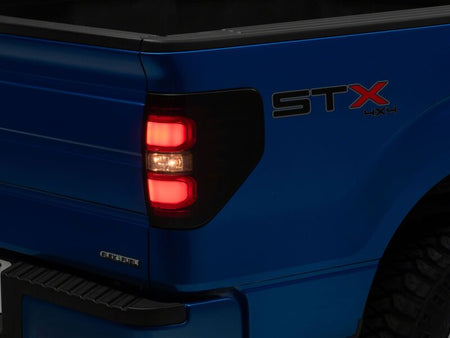 Raxiom 09-14 Ford F-150 Styleside Axial Series LED Tail Lights- Black Housing- Smoked Lens