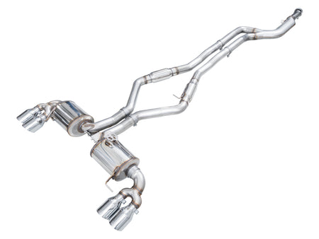 AWE Tuning 22-26 BMW M240i (G42) Touring Edition Exhaust - Chrome Silver Tips
