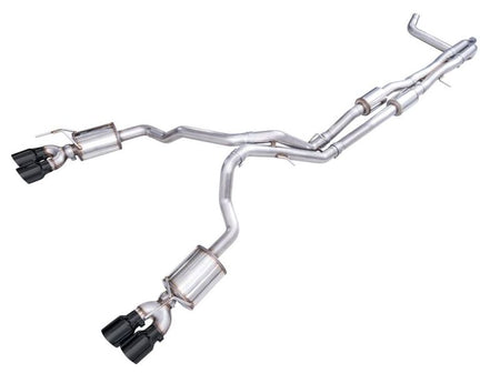AWE 2021+ Chevy Tahoe/GM Yukon 6.2L 0FG Edition Cat Back Exhaust - Quad Diamond Black Tips