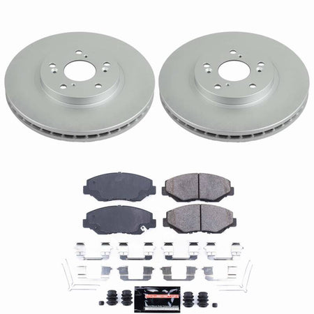 Power Stop 03-08 Honda Pilot Front Z23 Coated Brake Kit