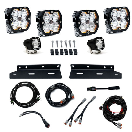 Baja Designs 21-25 Ford Raptor Squadron Pro 2.0/S1 Fog Pocket Kit (Multi Patterns) - Clear