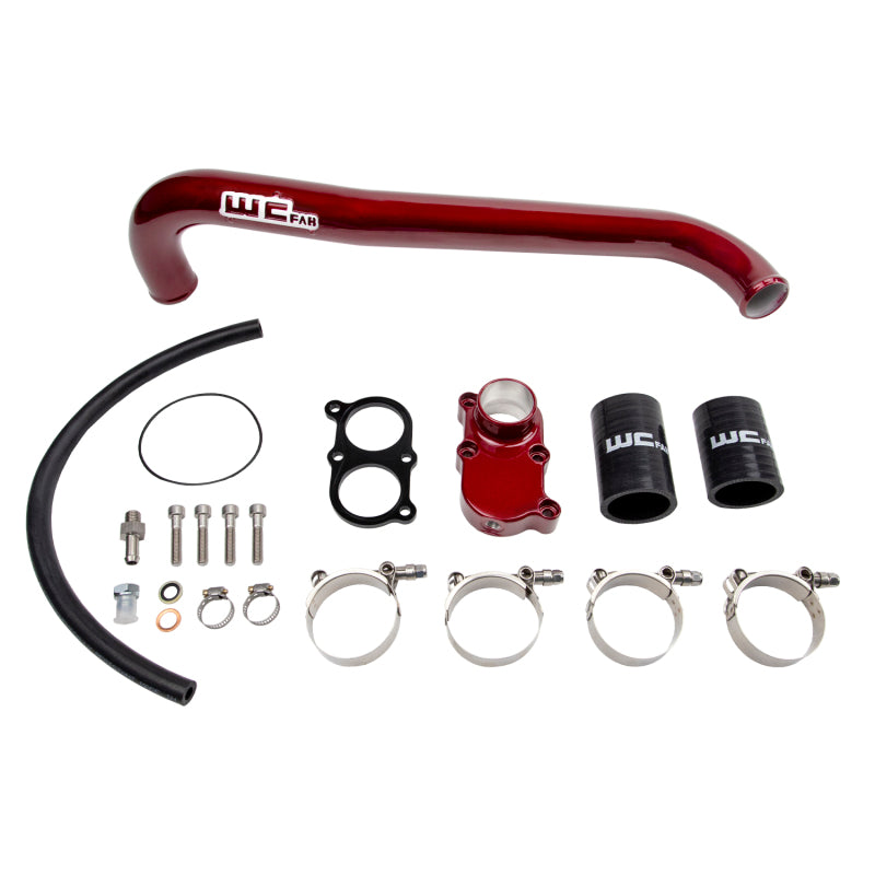 Wehrli 01-05 GM Duramax LB7/LLY Thermostat Housing Kit - Chevy Orange