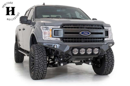 Addictive Desert Designs 18-20 Ford F-150 Bomber Front Bumper w/ 4 Rigid 360 6IN Mounts