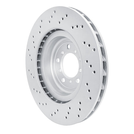 DFC 08-11 BMW 1 Series M Front Right Drilled Hi-Carbon Alloy Geomet Coated Rotor