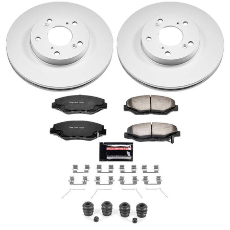 Power Stop 14-15 Acura ILX Front Z36 Coated Truck & Tow Brake Kit