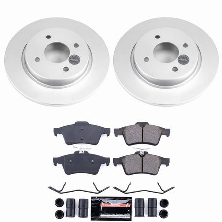 Power Stop 18-22 Ford EcoSport Rear Z23 Coated Brake Kit