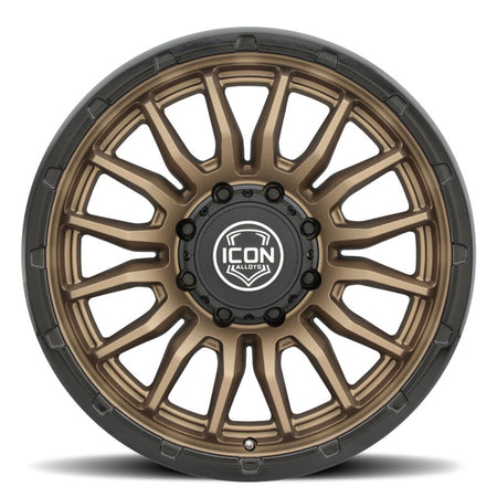 ICON Alloys Cajon 20x9 / 8x170 / 6mm / 5.25in BS Satin Bronze Wheel w/ GB Lip