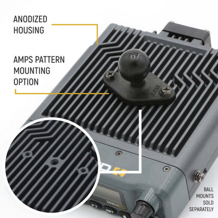 Rugged Radios Radio Kit Lite - Rambler G4 GMRS Mobile Radio with Stealth Antenna