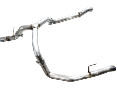 AWE 4th Gen GM 1500 5.3L 0FG Catback Split Rear Exit (w/ Bumper Cutouts) - OE Tips