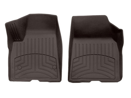 WeatherTech 2017+ GMC Acadia / Acadia Denali Front FloorLiner HP - Cocoa