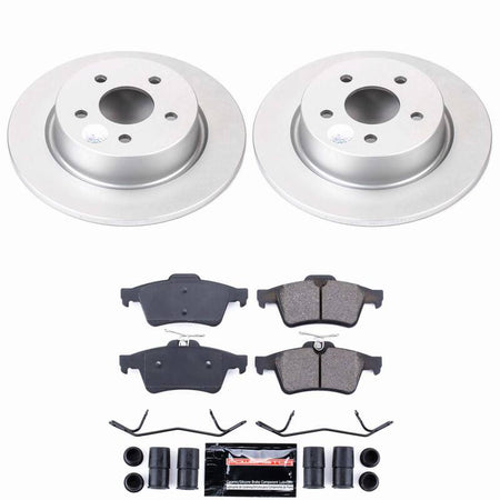 Power Stop 13-18 Ford C-Max Rear Z23 Coated Brake Kit