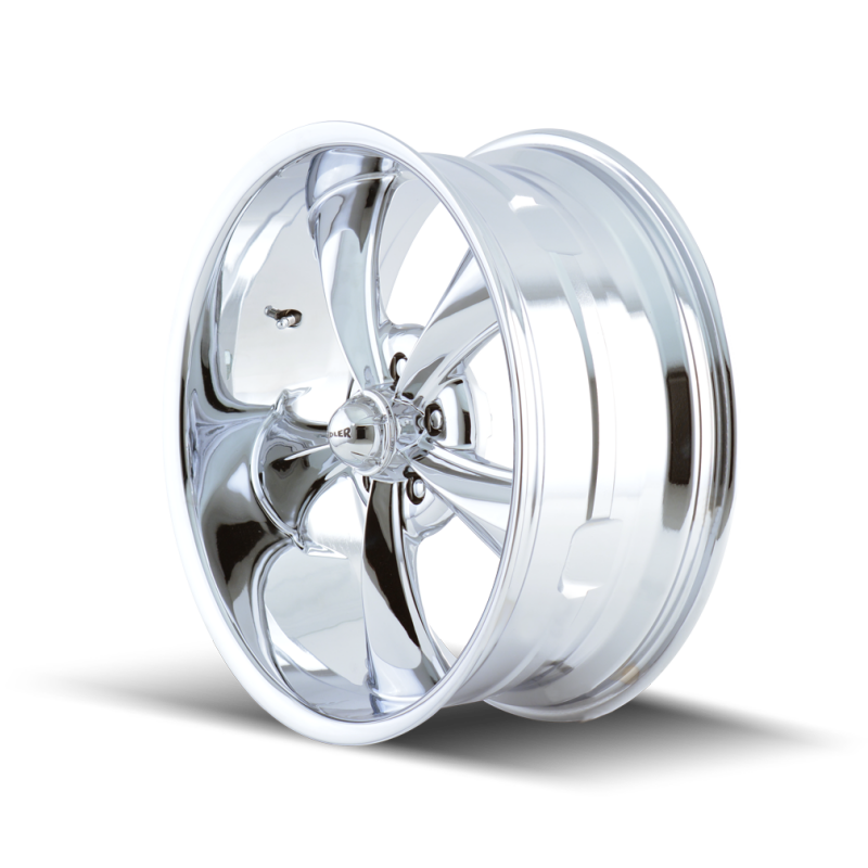 Ridler 695 17x7 / 5x120.65 BP / 0mm Offset / 83.82mm Hub Chrome Wheel