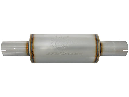 aFe ATLAS Muffler 3-1/2 IN ID Center/Center x 7 IN Dia. X 16 IN L - Round Body