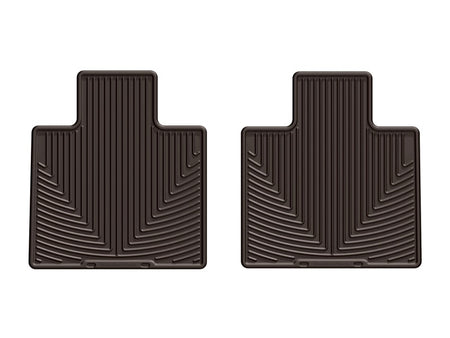 WeatherTech 2016+ Nissan Titan XD Rear Rubber Mats - Cocoa