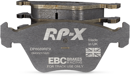 EBC Racing 12-15 Porsche 911 (991) Carrera 3.4L (Cast Iron Rotor Only) RP-X Rear Brake Pads