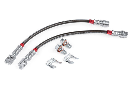 APR 15-24 Volkswagen GTI/19-24 Volkswagen Jetta Braided Stainless Steel Brake Line Set - Rear