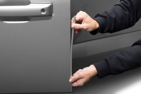 Husky Liners 21-25 Ford F150 Door Edge Guards (4pc Set) - Iconic Silver