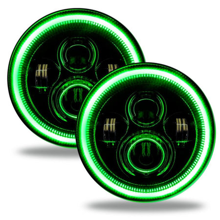 Oracle Jeep Wrangler JL/Gladiator JT 7in. High Powered LED Headlights (Pair) - Dynamic