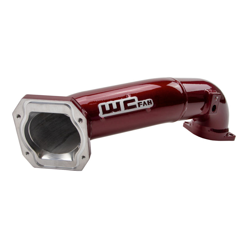 Wehrli 11-16 GM Duramax LML Passenger 3in Upper Crossover Intercooler Pipe - Gun Metal