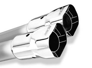 Borla Universal Polished Tip Single Round Intercooled (inlet 2 1/4in. Outlet 2 1/2in)
